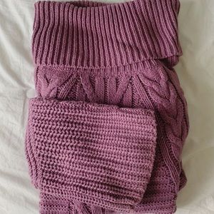 Purple Knit Sweater